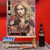 Avril Lavigne Canvas Art by Chris Tutty - Canadian Pop Punk Rock Star